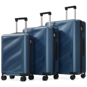 Lyngins 20/24/28 Inch 3PCs Hardside Luggage Sets with Spinner Wheels,TSA Lock,Carry on Luggage,Expanable Lightweight Suitcase Sets for Family - 1 of 4