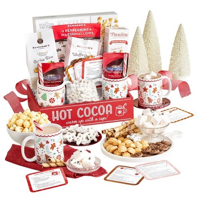GreatFoods Holiday Hot Cocoa Bar with Mugs