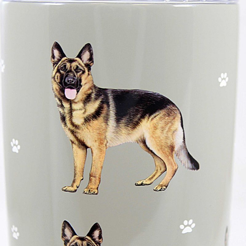 E & S Imports 7.0 Inch German Shepherd Serengeti Tumbler Hot Or Cold Beverages Tumblers, 3 of 4