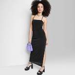 Women's Lace-Up Back Maxi Bodycon Dress - Wild Fable™