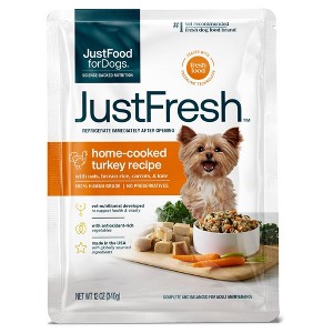 JustFoodForDogs Home Cooked Turkey Flavor Wet Dog Food - 12oz - 1 of 4
