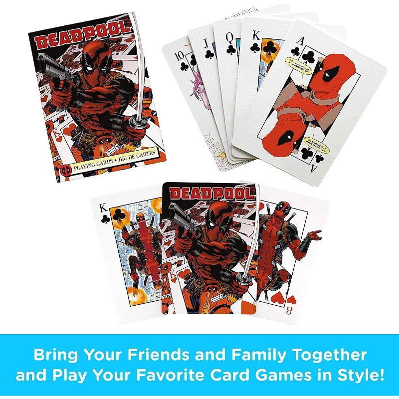 NMR Distribution Marvel Deadpool Mirror Playing Cards, 2 of 5