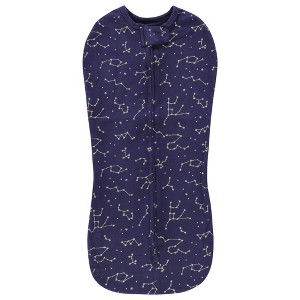 Hudson Baby Infant Boys Sleep Pod, Navy Constellation, 0-2 Months - 1 of 3