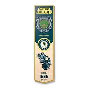 8" x 32" MLB Oakland Athletics 3D Stadium Banner - 1 of 4