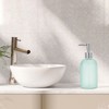 Unique Bargains Reusable Cylinder Frosted Soap Dispenser 1 Pc - 2 of 4