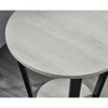 NicBex Modern Wood Texture Storage End Table with Black Metal Base,Natural Side Table,Coffee Table for Bedroom,Living Room - 4 of 4