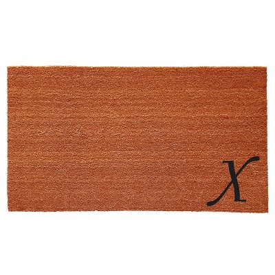 Calloway Mills 153621830X Urban Chic Monogram Doormat 17" x 29" (Letter X)