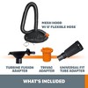 Worx WA4058  Universal Leaf Collection System with TRIVAC & TURBINE Adapters for WG505, WG509 and WG512 Outdoor Power Equipment - 2 of 4