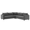 YOOCOZZ Chenille Sectional Sofa with Modular Design and Pillows - 2 of 4