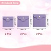 Unique Bargains Microfiber Soft Mini Jewelry Storage Pouches 6 Pcs - 2 of 4