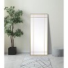 Elegant Lighting French Panel Full Length Mirror 30x70 Inch In Brass - 2 of 4