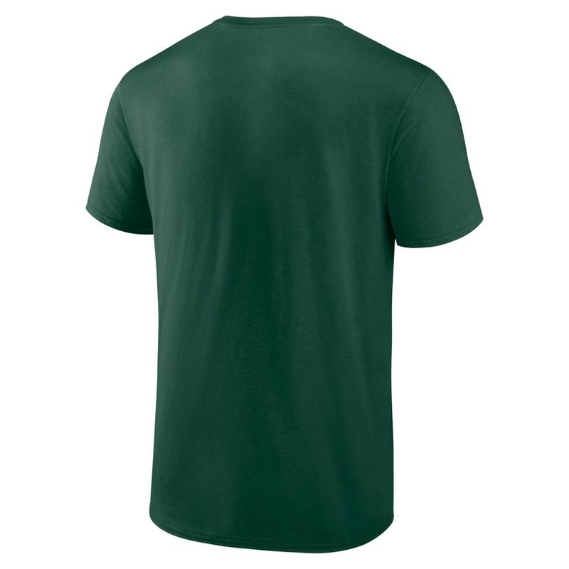 NCAA Michigan State Spartans Men&#39;s Core Cotton T-Shirt, 3 of 4