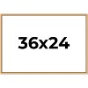 PosterPalooza | Classic Modern Gold Picture Frame - UV Acrylic, Backing Board, Hanging Hardware Included - 2 of 4