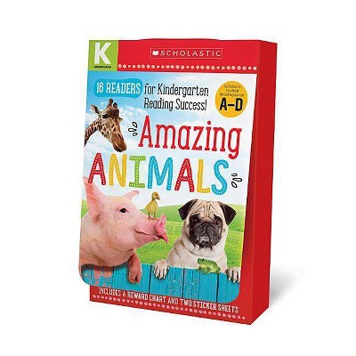 Amazing Animals A-D Kindergarten Box Set: Scholastic Early Learners (Guided Reader) - by  Scholastic & Scholastic Early Learners