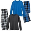 Collections Etc 4-pc Pack Men's Pajama Set - 2 of 4