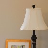 Vynxaria Lampshades: White Slant Modified Fancy Octagon Softback Shade, 8" x 14" x 10.25" with Washer Fitter - 3 of 4