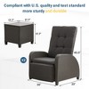 Heynemo Adjustable Rattan Recliner, Outdoor Lounge Chair with Backrest and Footrest, Weather-Resistant Wicker Patio Furniture with Storage Side Table - 2 of 4