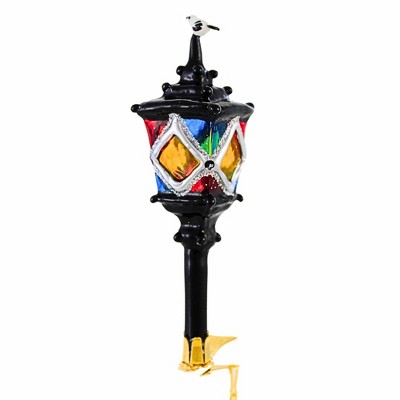 Morawski 5.25 In Bird On Lantern Clip On Street Lantern Tree Ornaments