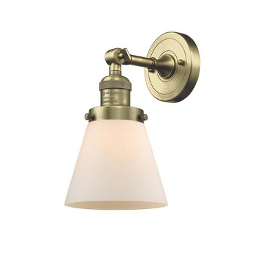 Cone - 1 Light Wall Sconce In Industrial Style-10 Inches Tall and 6.25 Inches Wide