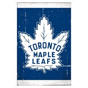 Trends International NHL Toronto Maple Leafs - Retro Logo 16 Framed Wall Poster Prints - 1 of 4