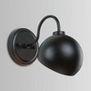 Capital Lighting Hadley 1 - Light Wall Light in  Matte Black - 3 of 4
