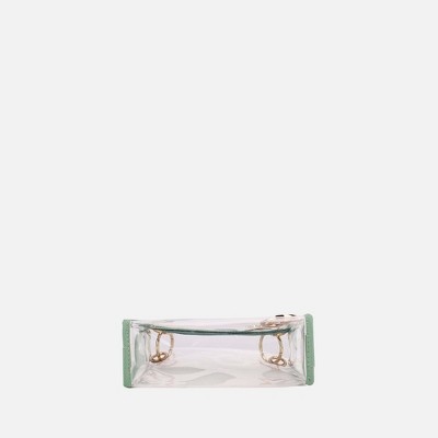 MKF Collection Gia Clear Crossbody Bag for Women by Mia K - Mint — фото 8