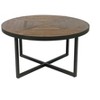 Brown Round Coffee Table - 3 of 4