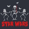Juniors Womens Star Wars Halloween Vader Skeletons Festival Muscle Tee - 2 of 4