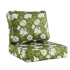 ARTPLAN Deep Seat Outdoor Cushion,Set 24"x24"x6" ,18x24" Bench Outdoor Chair Cushions, Polyester Fill Back for Patio Furniture ,Square - 1 of 4