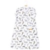 Hudson Baby Infant Girl Long Sleeve Cotton Jersey Sleeping Bag, Sack, Blanket, Modern Pink Safari - 2 of 2