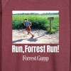 Women's - Forrest Gump - Run Forrest Run Lightweight French Terry Wide Neck Long Sleeve Shirt - 2 of 4