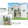 AMERLIFE 44x10x7.5 FT Tunnel Greenhouse, PE Cover, Film Clips, Galvanized Frame, Swing Door - 3 of 4