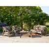 ARTPLAN Deep Seat Outdoor Cushion,Set 24"x24"x6" ,18x24" Bench Outdoor Chair Cushions, Polyester Fill Back for Patio Furniture ,Square - 4 of 4