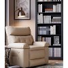 Manual Recliner Massage Heated Lounge Chair Sofa - 90°-150° Adjustable, PU Leather & Thick Padding - 4 of 4