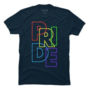 Adult Design By Humans Pride Sleek Text By MANGAZaB T-Shirt - 1 of 2