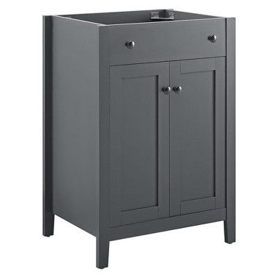 Modway Nantucket 24" Bathroom Vanity Cabinet – Freestanding Storage (Sink Basin Not Included)