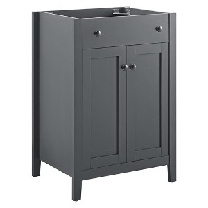 Modway Nantucket 24" Bathroom Vanity Cabinet – Freestanding Storage (Sink Basin Not Included) - 1 of 4
