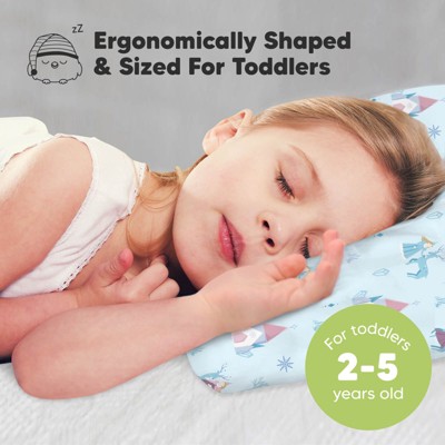 Enchanted Frost Hypoallergenic Polyester Toddler Pillow with Pillowcase