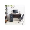 HomeStock Urban Farmhouse Composite Wood Writing Desk in Rustic Gray - 3 of 4