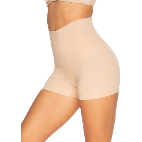 Felina Women's Fusion Waist Shapewear Boyleg (Warm Neutral, X-Large)