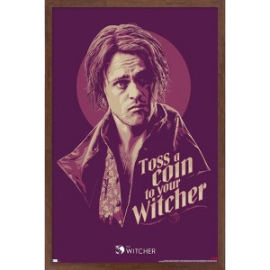 Trends International Netflix The Witcher Season 2 - Toss a Coin Framed Wall Poster Prints - 1 of 4