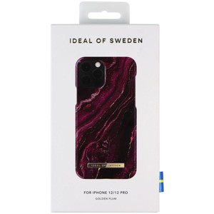iDeal of Sweden Hard Case for Apple iPhone 12 and 12 Pro - Golden Plum Purple - 1 of 1