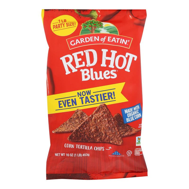 Garden Of Eatin' Red Hot Blues Corn Tortilla Chips - Case of 12/16 oz, 2 of 7