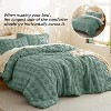 Tufted Boho Comforter Set Bed Set GentleSoft Farmhouse Shabby Chic Embroidery Bedding - 2 of 4