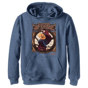 Boy's Marvel Doctor Strange in the Multiverse of Madness Retro Strange Pull Over Hoodie - 1 of 4