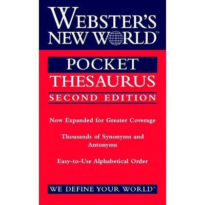 Webster's New World Pocket Thesaurus, Second Edition - by  Charlton Laird (Paperback)