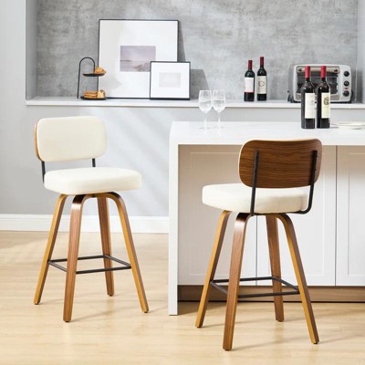 Bekrvio 26'' Swivel Counter Height Bar Stools