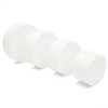 Bright Creations 4 Tiers Foam Round Shapes Mini Cake Dummy Set Foam for DIY Crafts Art Modeling, White, 5 to 8 inches - 4 of 4