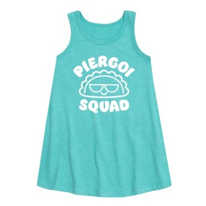 Girls' - Instant Message - Dyngus Day Graphic Sleeveless Aline Dress - 1 of 4