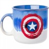 Adult Captain America Logo 20oz Jumbo Reactive Glaze Ceramic Camper Mug - 2 of 4
